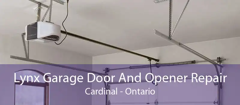 Lynx Garage Door And Opener Repair Cardinal - Ontario