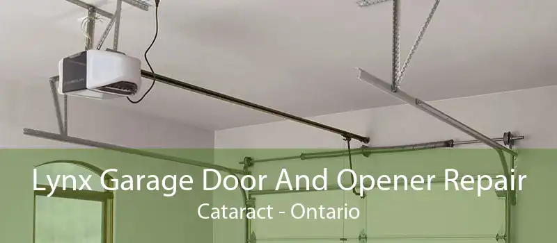Lynx Garage Door And Opener Repair Cataract - Ontario