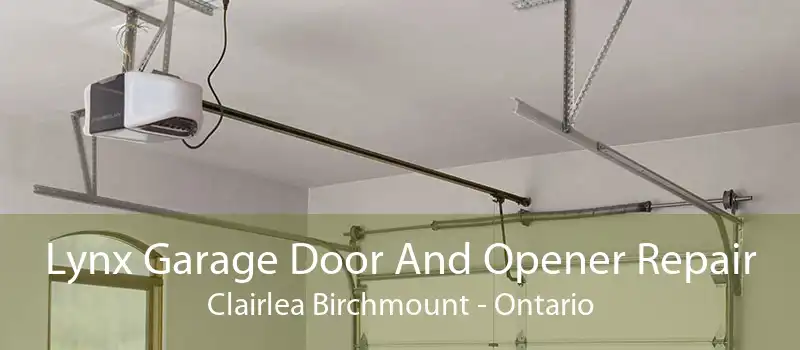 Lynx Garage Door And Opener Repair Clairlea Birchmount - Ontario