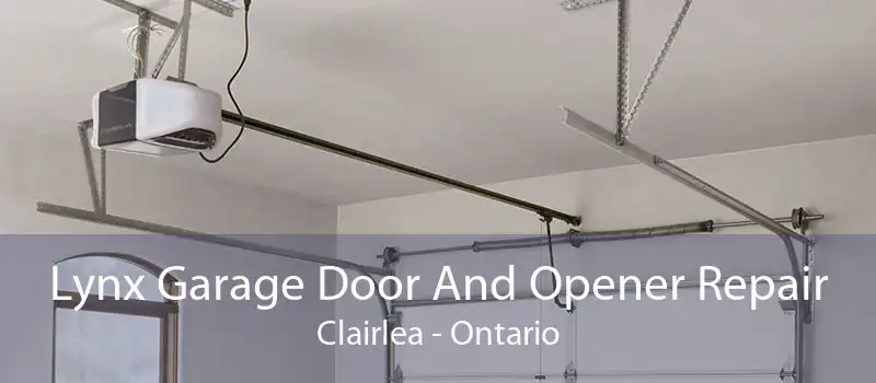 Lynx Garage Door And Opener Repair Clairlea - Ontario