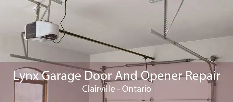 Lynx Garage Door And Opener Repair Clairville - Ontario
