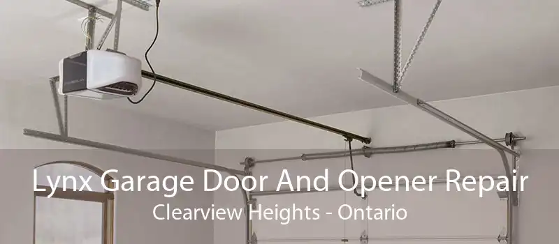 Lynx Garage Door And Opener Repair Clearview Heights - Ontario