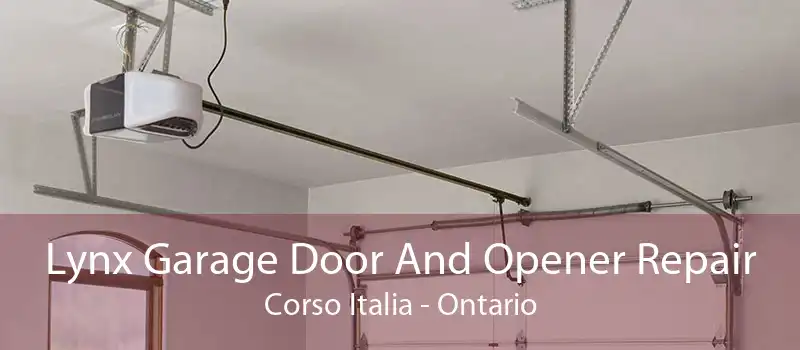 Lynx Garage Door And Opener Repair Corso Italia - Ontario