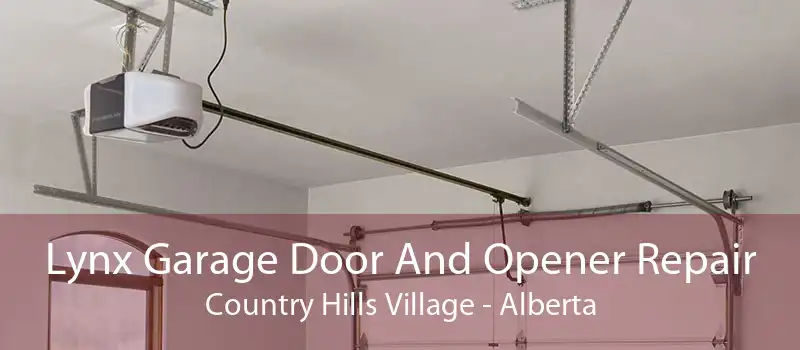 Lynx Garage Door And Opener Repair Country Hills Village - Alberta
