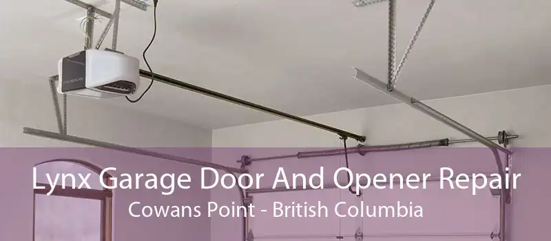 Lynx Garage Door And Opener Repair Cowans Point - British Columbia