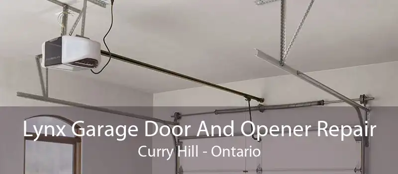 Lynx Garage Door And Opener Repair Curry Hill - Ontario