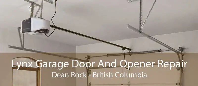 Lynx Garage Door And Opener Repair Dean Rock - British Columbia