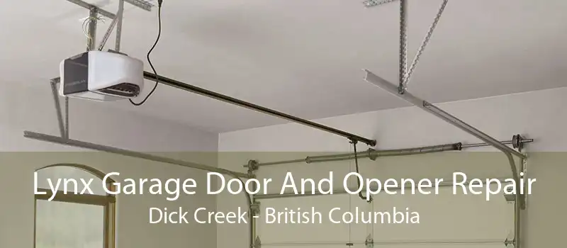 Lynx Garage Door And Opener Repair Dick Creek - British Columbia