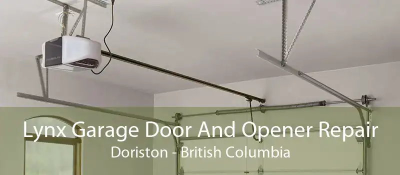 Lynx Garage Door And Opener Repair Doriston - British Columbia