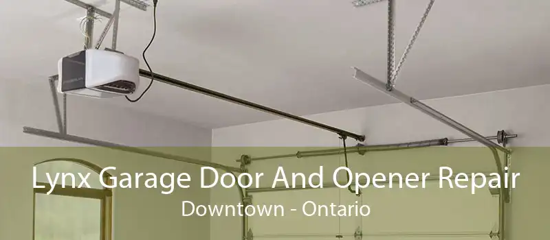 Lynx Garage Door And Opener Repair Downtown - Ontario