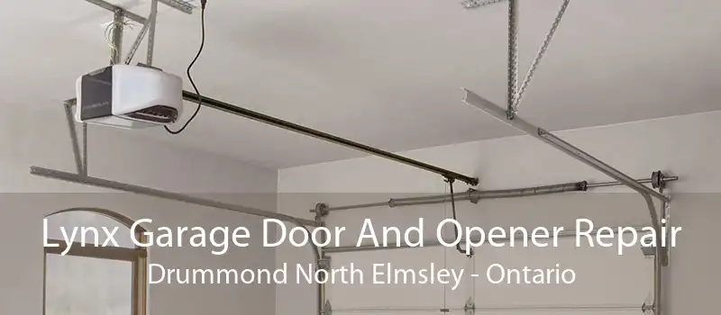 Lynx Garage Door And Opener Repair Drummond North Elmsley - Ontario