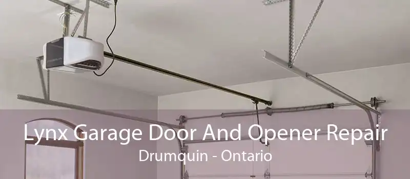 Lynx Garage Door And Opener Repair Drumquin - Ontario