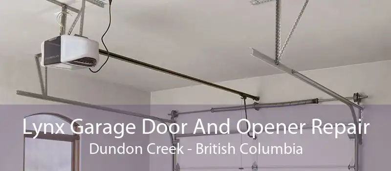 Lynx Garage Door And Opener Repair Dundon Creek - British Columbia