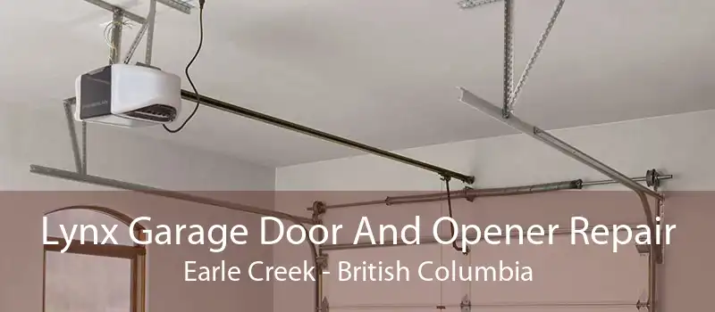 Lynx Garage Door And Opener Repair Earle Creek - British Columbia