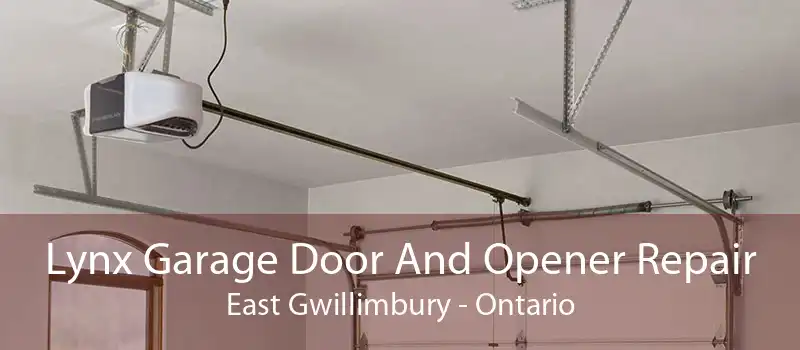 Lynx Garage Door And Opener Repair East Gwillimbury - Ontario
