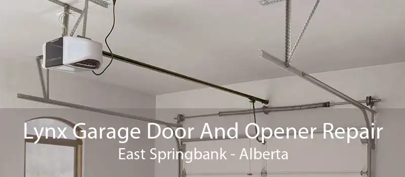 Lynx Garage Door And Opener Repair East Springbank - Alberta