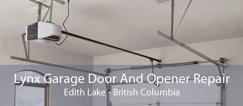 Lynx Garage Door And Opener Repair Edith Lake - British Columbia