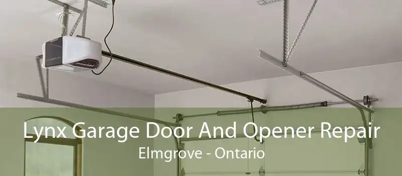 Lynx Garage Door And Opener Repair Elmgrove - Ontario