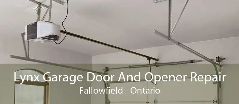 Lynx Garage Door And Opener Repair Fallowfield - Ontario