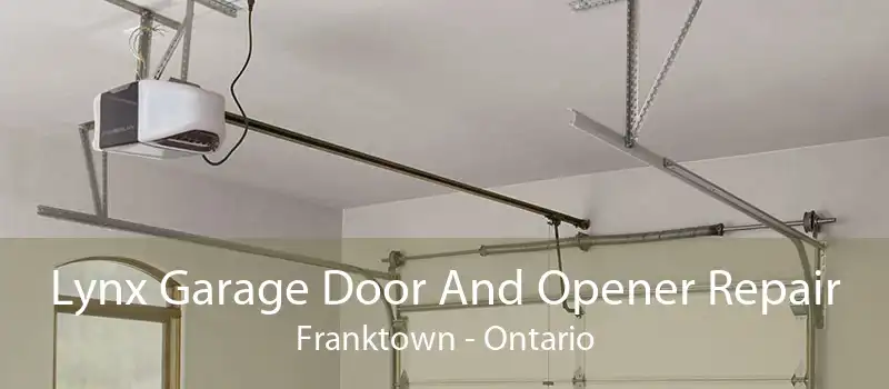 Lynx Garage Door And Opener Repair Franktown - Ontario