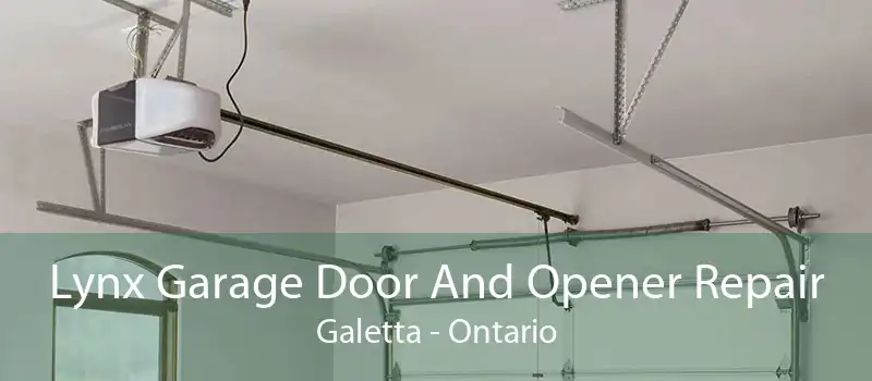 Lynx Garage Door And Opener Repair Galetta - Ontario