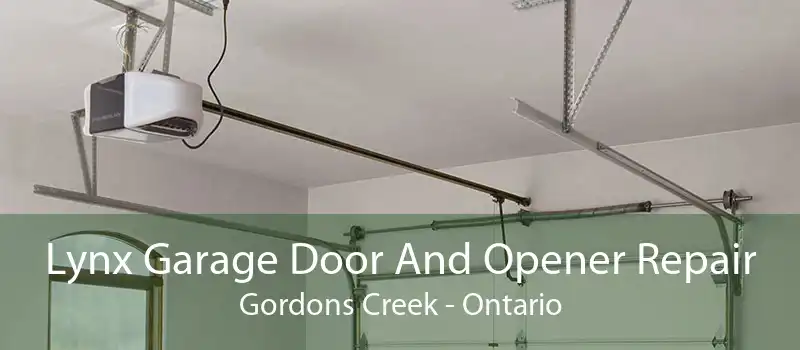 Lynx Garage Door And Opener Repair Gordons Creek - Ontario