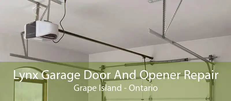 Lynx Garage Door And Opener Repair Grape Island - Ontario
