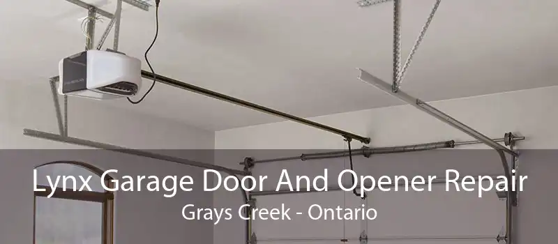 Lynx Garage Door And Opener Repair Grays Creek - Ontario