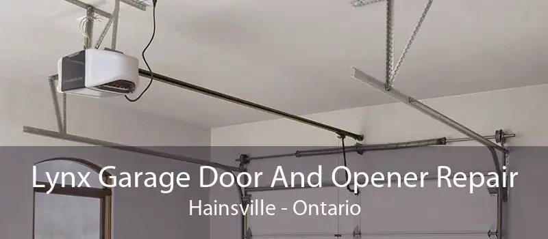 Lynx Garage Door And Opener Repair Hainsville - Ontario
