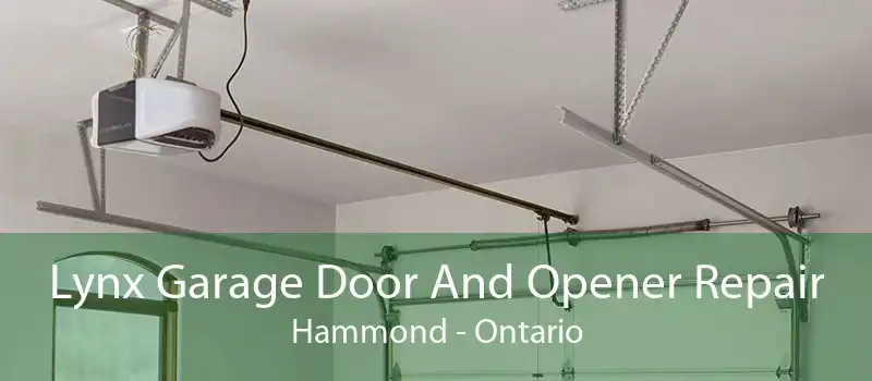 Lynx Garage Door And Opener Repair Hammond - Ontario