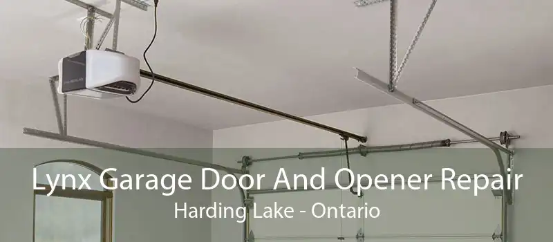 Lynx Garage Door And Opener Repair Harding Lake - Ontario