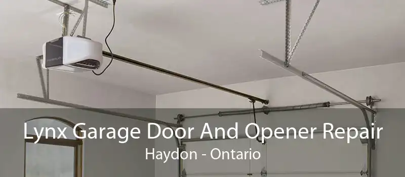 Lynx Garage Door And Opener Repair Haydon - Ontario