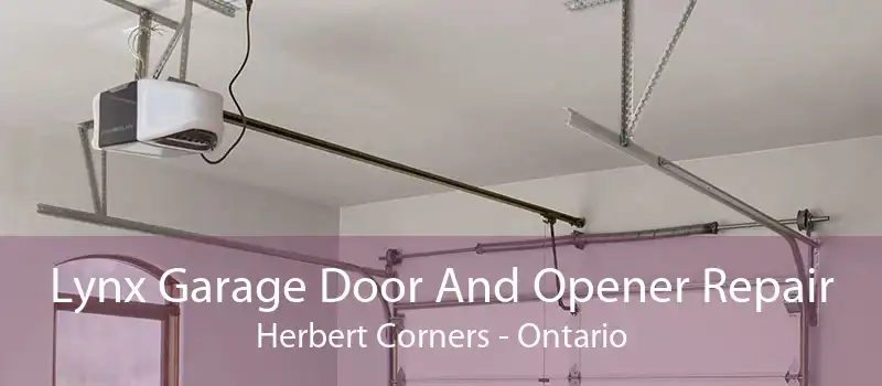 Lynx Garage Door And Opener Repair Herbert Corners - Ontario