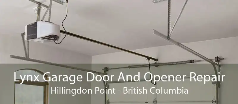 Lynx Garage Door And Opener Repair Hillingdon Point - British Columbia
