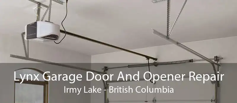 Lynx Garage Door And Opener Repair Irmy Lake - British Columbia