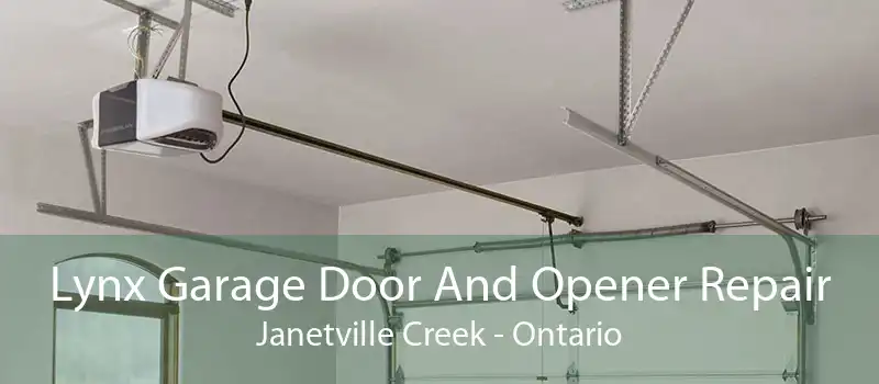 Lynx Garage Door And Opener Repair Janetville Creek - Ontario