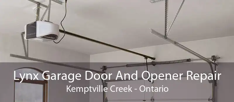 Lynx Garage Door And Opener Repair Kemptville Creek - Ontario