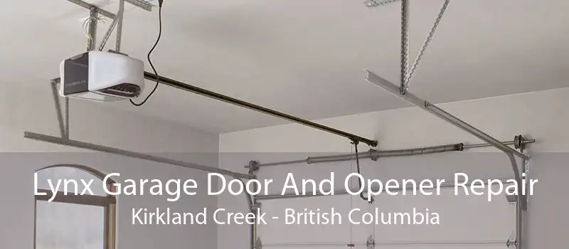 Lynx Garage Door And Opener Repair Kirkland Creek - British Columbia