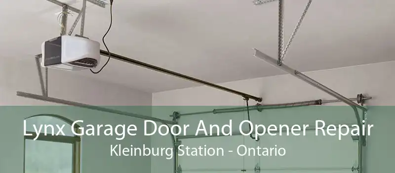 Lynx Garage Door And Opener Repair Kleinburg Station - Ontario