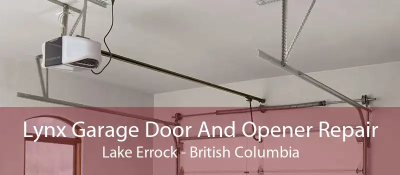 Lynx Garage Door And Opener Repair Lake Errock - British Columbia