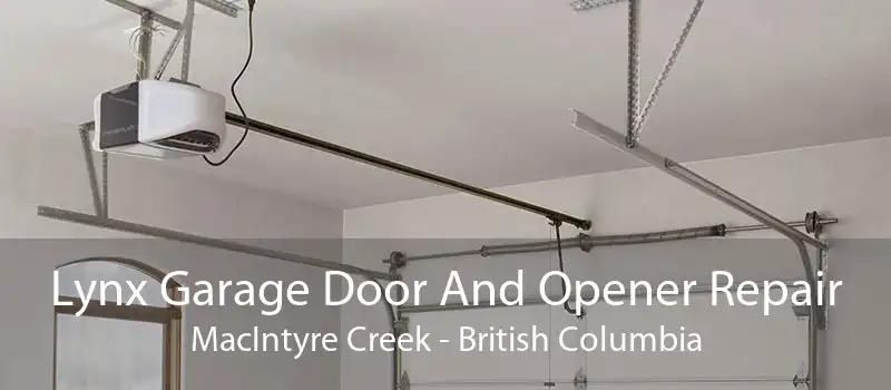 Lynx Garage Door And Opener Repair MacIntyre Creek - British Columbia