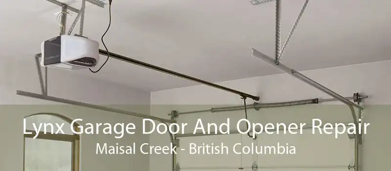 Lynx Garage Door And Opener Repair Maisal Creek - British Columbia