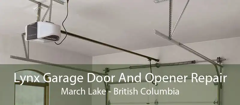 Lynx Garage Door And Opener Repair March Lake - British Columbia