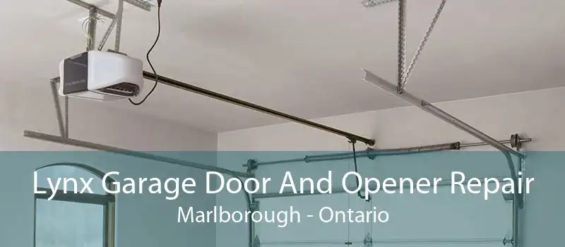 Lynx Garage Door And Opener Repair Marlborough - Ontario