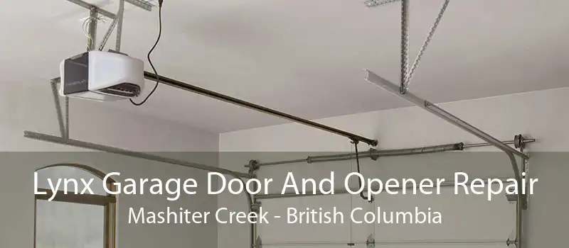 Lynx Garage Door And Opener Repair Mashiter Creek - British Columbia
