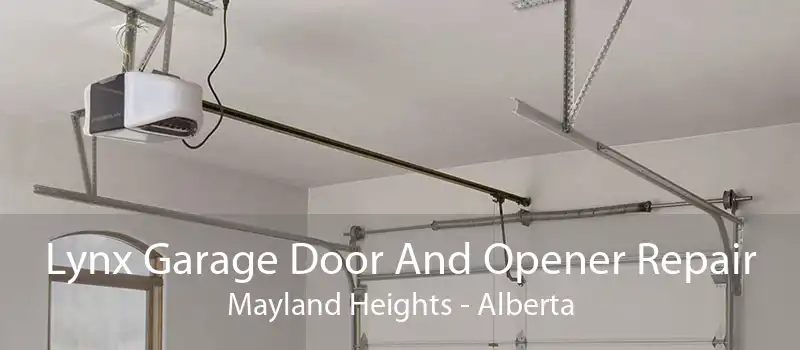 Lynx Garage Door And Opener Repair Mayland Heights - Alberta