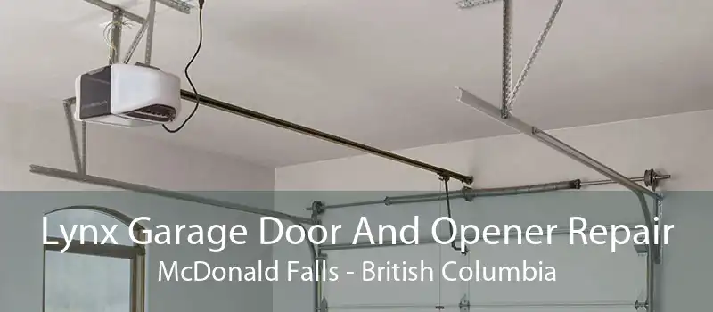Lynx Garage Door And Opener Repair McDonald Falls - British Columbia