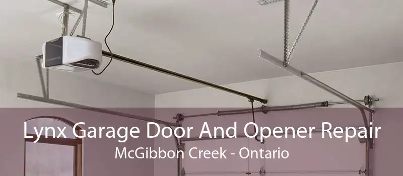 Lynx Garage Door And Opener Repair McGibbon Creek - Ontario