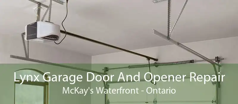 Lynx Garage Door And Opener Repair McKay's Waterfront - Ontario