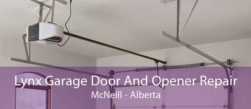 Lynx Garage Door And Opener Repair McNeill - Alberta